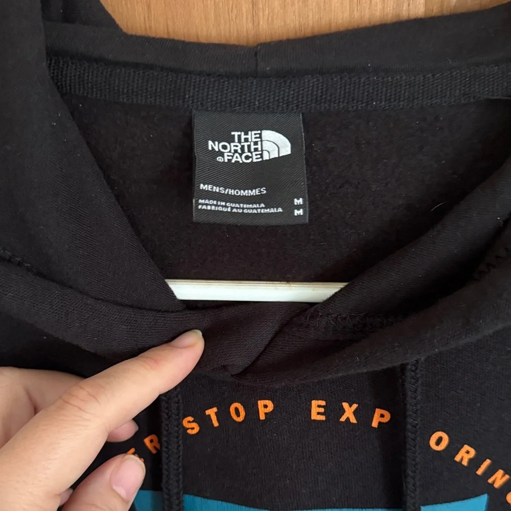 The North Face Black and Blue Men's Hoodie